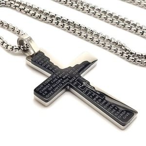 New Stainless Steel Cross Pendant